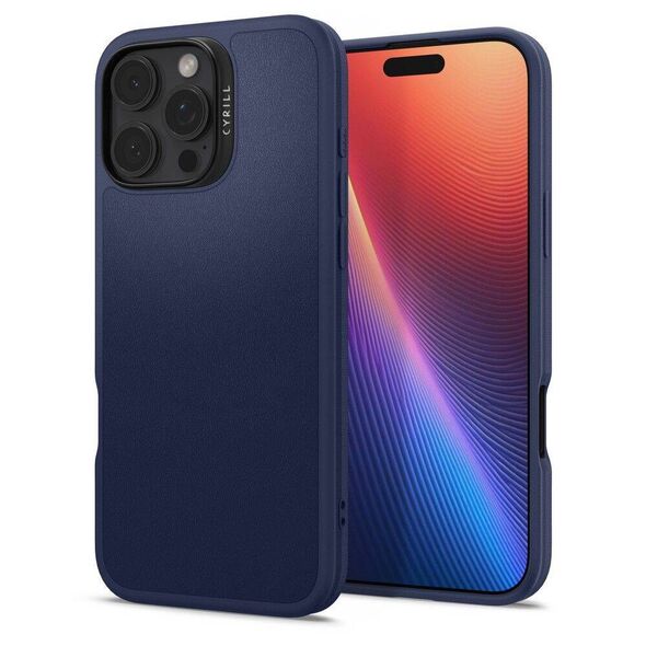 Case IPHONE 16 PRO Spigen Cyrill Kajuk Mag MagSafe navy blue 8809971232890