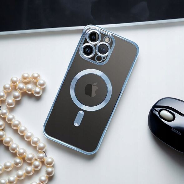 OEM Futerał ELECTRO MAG COVER kompatybilny z MagSafe do IPHONE 16 Pro niebieski