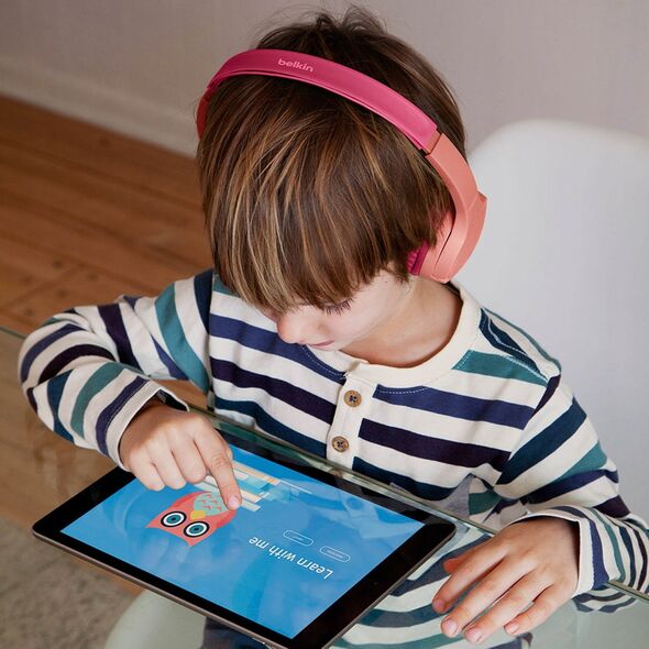 Słuchawki Belkin SoundForm Mini v3 (AUD002BTPKV3) różowe