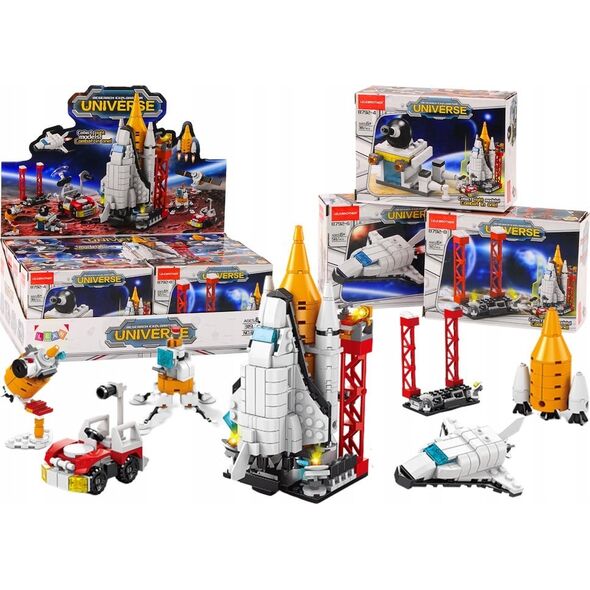 LeanToys Klocki Konstrukcyjne Kosmos Pojazd Kosmiczny Rakieta MIX