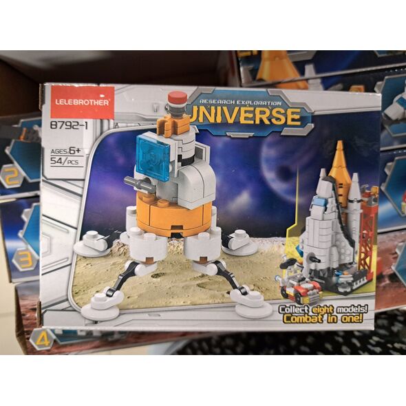 LeanToys Klocki Konstrukcyjne Kosmos Pojazd Kosmiczny Rakieta MIX