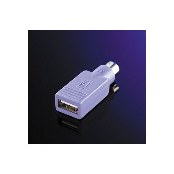 Adapter USB Value USB - PS/2 Fioletowy  (12.99.1073)