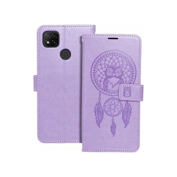 Kabura Forcell MEZZO Book do XIAOMI Redmi 10C łapacz snów fioletowy
