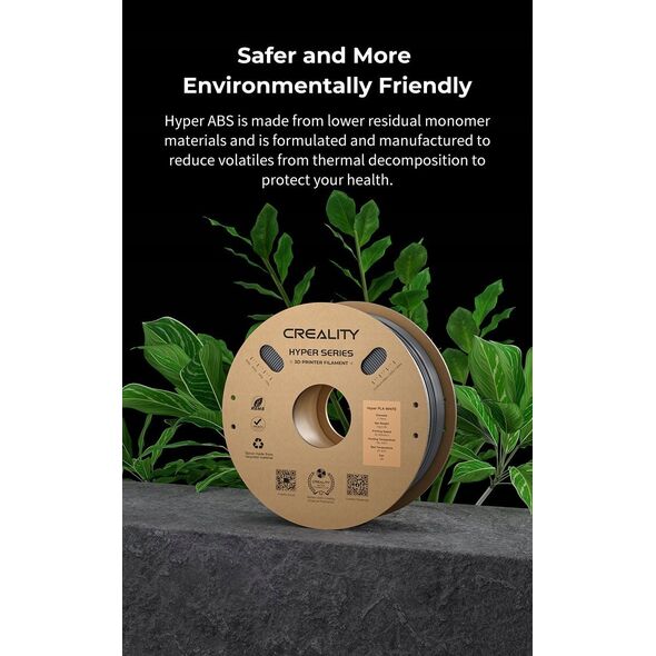 Creality Creality Filament Hyper ABS, 1kg, 1,75mm, Black (3301020042)