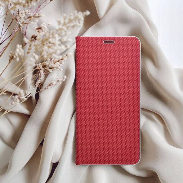 OEM Kabura LUNA Book Carbon do SAMSUNG Xcover 7 czerwony 14243503 5903396324574