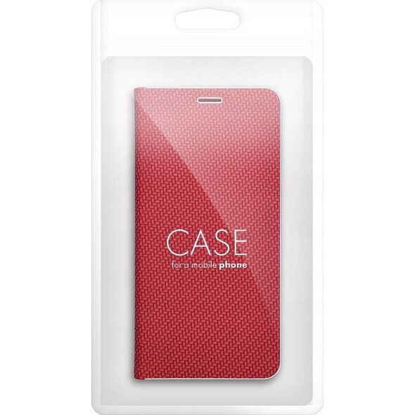 OEM Kabura LUNA Book Carbon do SAMSUNG Xcover 7 czerwony 14243503 5903396324574