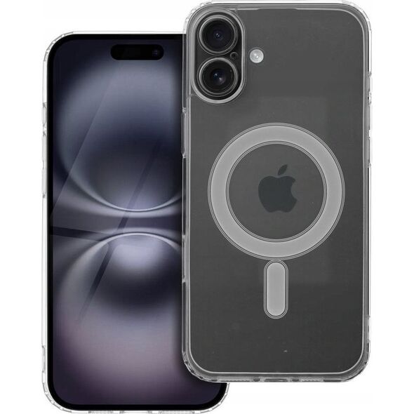OEM Futerał CLEAR MAG COVER z ochroną aparatu kompatybilny z MagSafe do IPHONE 16 Plus transparentny