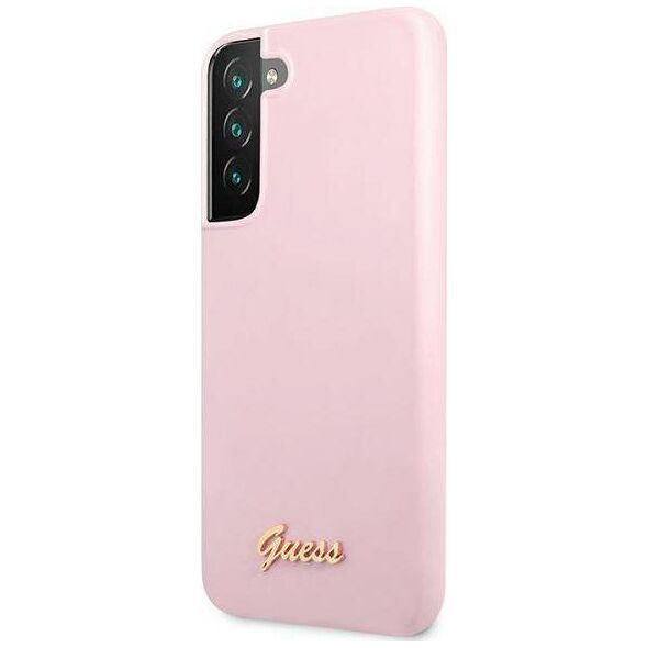 Guess Guess GUHCS22MLSLMGLA S22+ S906 lawenda/lavender hardcase Silicone Script Metal Logo