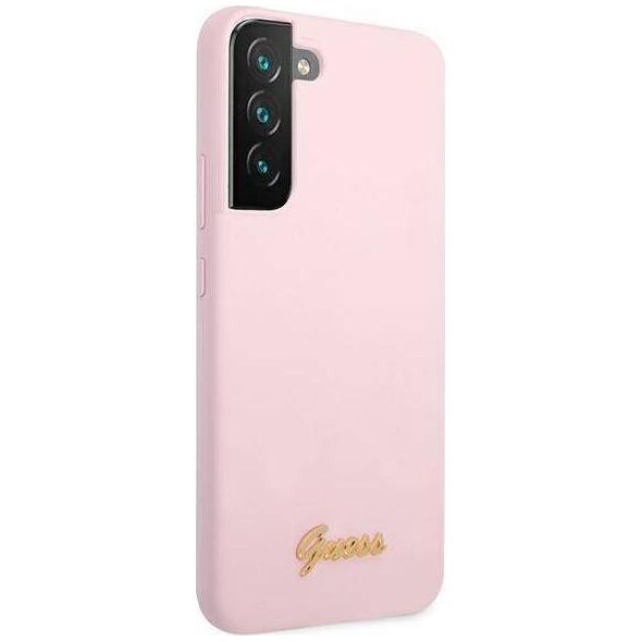 Guess Guess GUHCS22MLSLMGLA S22+ S906 lawenda/lavender hardcase Silicone Script Metal Logo