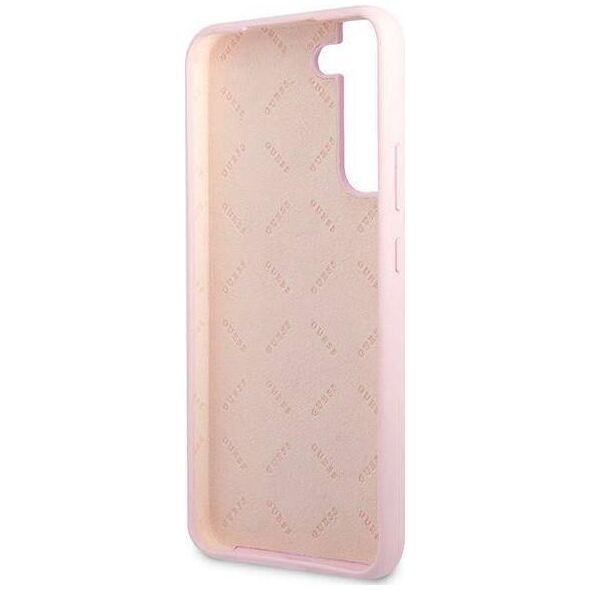 Guess Guess GUHCS22MLSLMGLA S22+ S906 lawenda/lavender hardcase Silicone Script Metal Logo