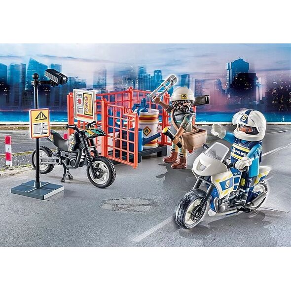 Playmobil Zestaw z figurkami City Action 71381 Starter Pack Policja