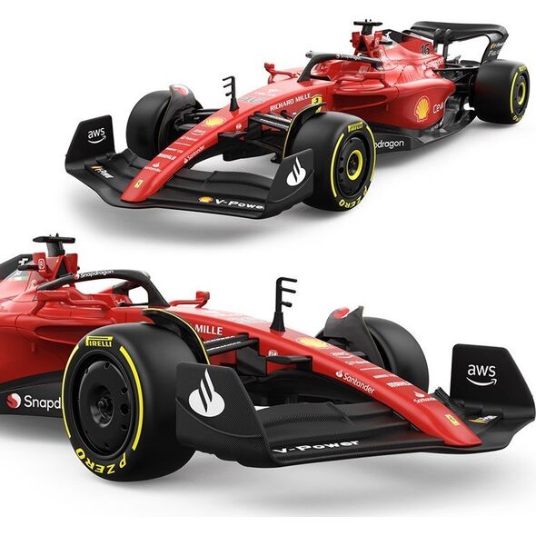 Rastar Ferrari F1 75 RASTAR model 1:18 Zdalnie sterowany bolid + Pilot 2,4 GHz + Naklejki