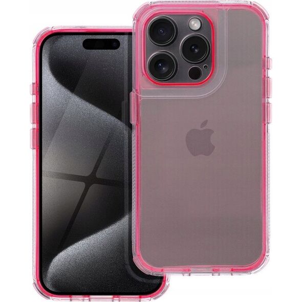 Θήκη OEM MATRIX CLEAR για IPHONE 15, ροζ πούδρα 14073689 5903396323379