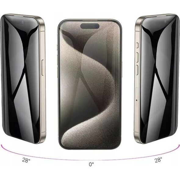 Hoco HOCO szkło hartowane 360-degree privacy do IPHONE 15 Plus 14395548 6942007629324