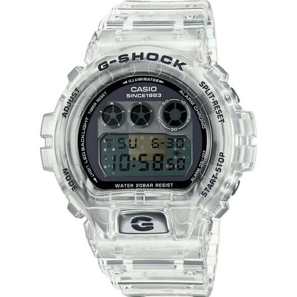 Casio Ψηφιακό Ρολόι Μπαταρίας με Λευκό Καουτσούκ Λουράκι (DW-6940RX-7ER) (CASDW6940RX7ER) έως 12 άτοκες Δόσεις