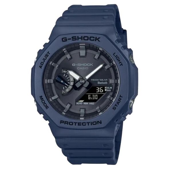 Casio G-Shock Digital Battery Watch with Rubber Strap Blue (GA-B2100-2AER) (CASGAB21002AER) έως 12 άτοκες Δόσεις