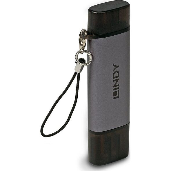 Czytnik Lindy MEMORY READER USB3.2 C & A SD/43335 LINDY