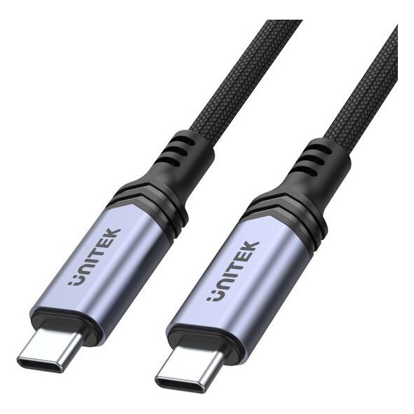 Kabel USB Unitek USB-C - USB-C 2 m Czarny (C14110GY-2M)