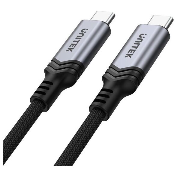 Kabel USB Unitek USB-C - USB-C 2 m Czarny (C14110GY-2M)