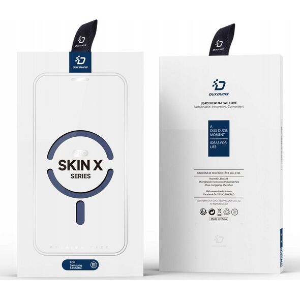 Dux Ducis Etui Dux Ducis Skin X Pro do Samsung S24 Ultra z magnetycznym ringiem i klapką - niebieskie