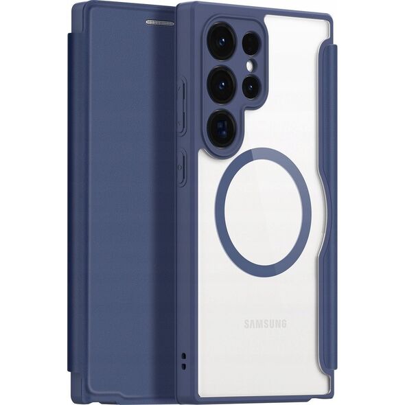 Dux Ducis Etui Dux Ducis Skin X Pro do Samsung S24 Ultra z magnetycznym ringiem i klapką - niebieskie