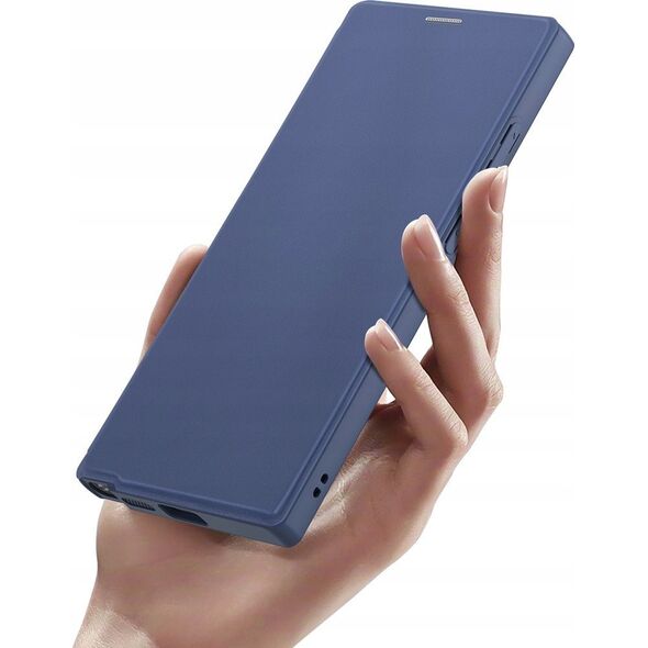 Dux Ducis Etui Dux Ducis Skin X Pro do Samsung S24 Ultra z magnetycznym ringiem i klapką - niebieskie