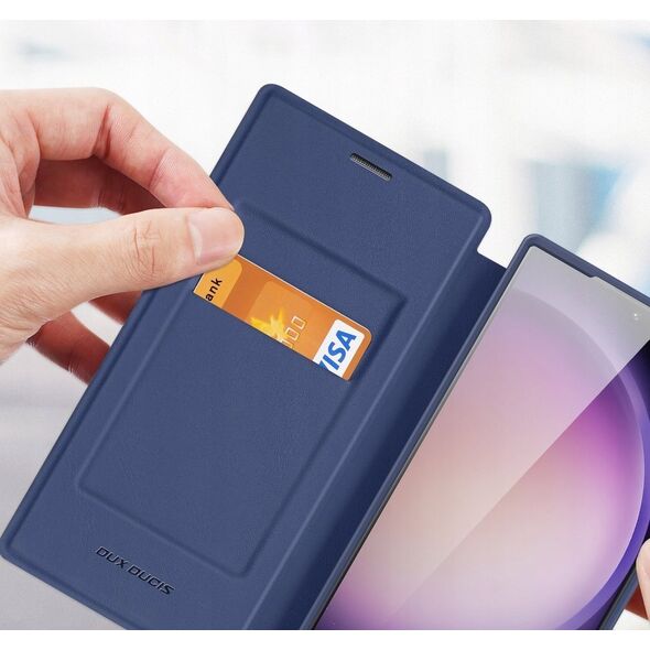 Dux Ducis Etui Dux Ducis Skin X Pro do Samsung S24 Ultra z magnetycznym ringiem i klapką - niebieskie