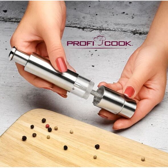 Młynek do przypraw ProfiCook Młynek PROFICOOK PC-PSM 1160 (kolor srebrny)