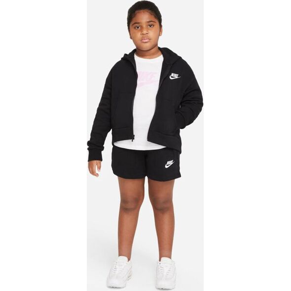Nike Bluza Nike Sportswear Club Fleece Jr girls DC7118 010 DC7118 010 czarny M (137-147)