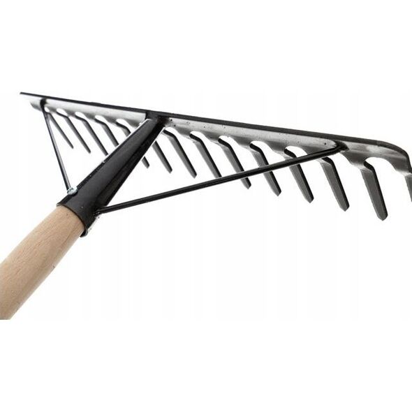 BEST GARDEN GRABIE 14 Z. WZMACNIANE TRZON DREWNIANY PROSTY L-150 X3 (1/5) BEST GARDEN
