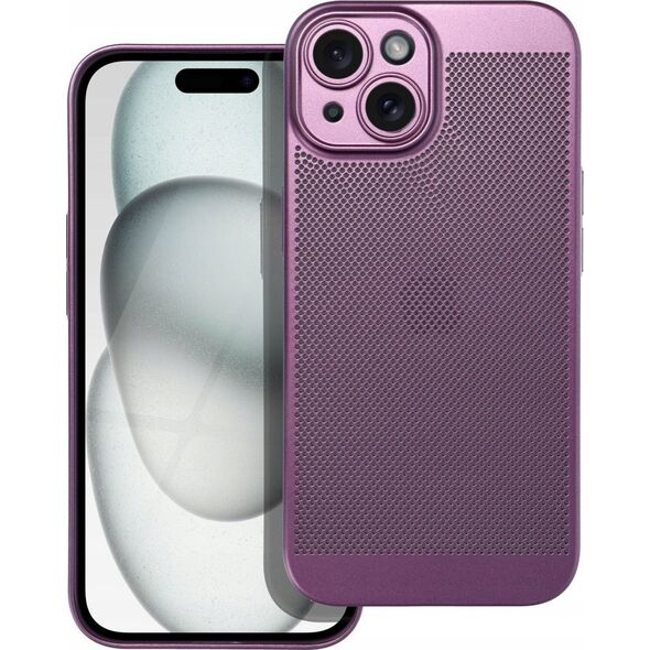 OEM Futerał BREEZY do IPHONE 15 fioletowy