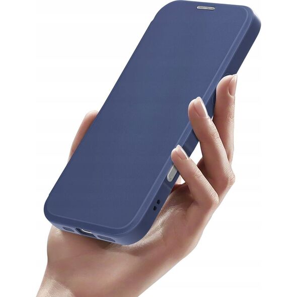 Dux Ducis Etui Dux Ducis Skin X Pro na iPhone 16 z MagSafe i klapką - niebieskie