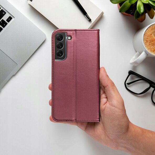 Vega KABURA MAGNETO BOOK DO SAMSUNG A16 BURGUNDOWY>