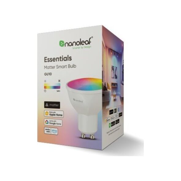 Nanoleaf Nanoleaf Essentials Smart GU10 Bulb Matter 5W 400Lm RGBCW | GU10 | 5 W | RGBCW | Bluetooth, Thread