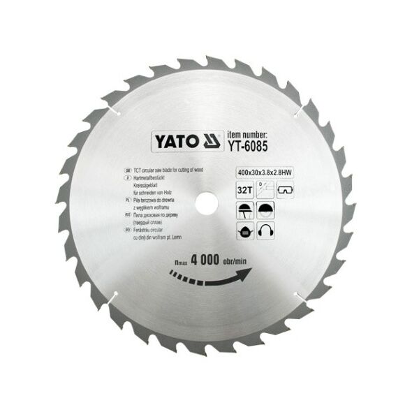 Yato Piła tarczowa do drewna 400x30mm 32z YT-6085