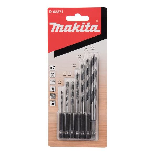 Wiertło Makita Makita wood drill set 7pcs 1/4 "" D-62371