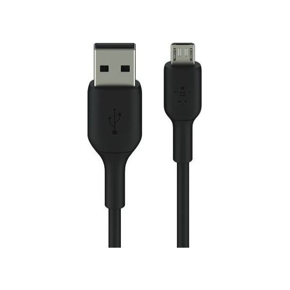 Kabel USB Belkin USB-A - microUSB 1 m Czarny (CAB005bt1MBK)