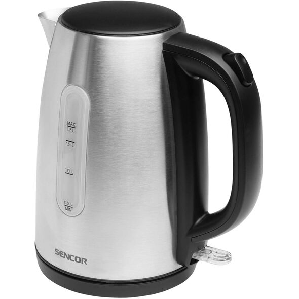 Ασημί βραστήρας Sencor SWK 1720BK 1666424 8590669218851