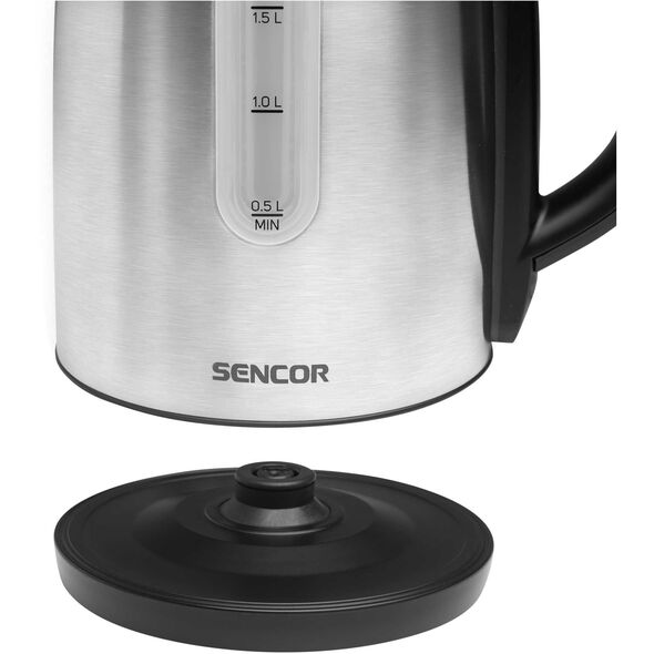 Ασημί βραστήρας Sencor SWK 1720BK 1666424 8590669218851