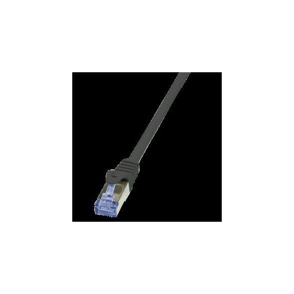 LogiLink LogiLink Patch Cable, cat. 6A, S/FTP, 20,0 m, black shielded (PIMF), 4 x 2 AWG 26/7, pin assignment: 1:1, copper core, (CQ3113S)