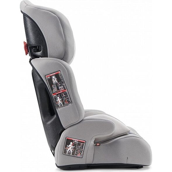Fotelik samochodowy KinderKraft Fotelik samochodowy COMFORT UP i-Size 76-150 cm GREY 9-36kg