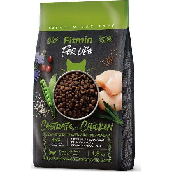 Fitmin  FITMIN Cat For Life Castrate Chicken 1,8kg