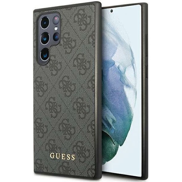 Guess Guess GUHCS24LG4GFGR S24 Ultra S928 czarny/black hardcase 4G Metal Gold Logo
