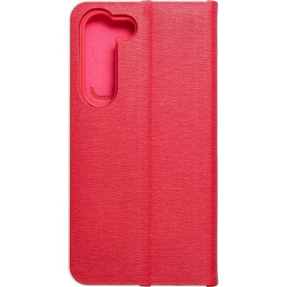 OEM Kabura LUNA Book Gold do SAMSUNG S23 czerwony