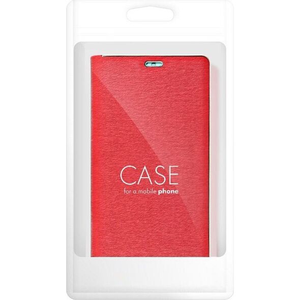 OEM Kabura LUNA Book Gold do SAMSUNG S23 czerwony