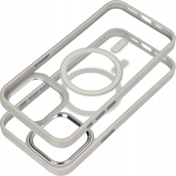OEM Futerał COLOR EDGE MAG COVER kompatybilny z MagSafe do IPHONE 15 Pro Max tytanowy szary