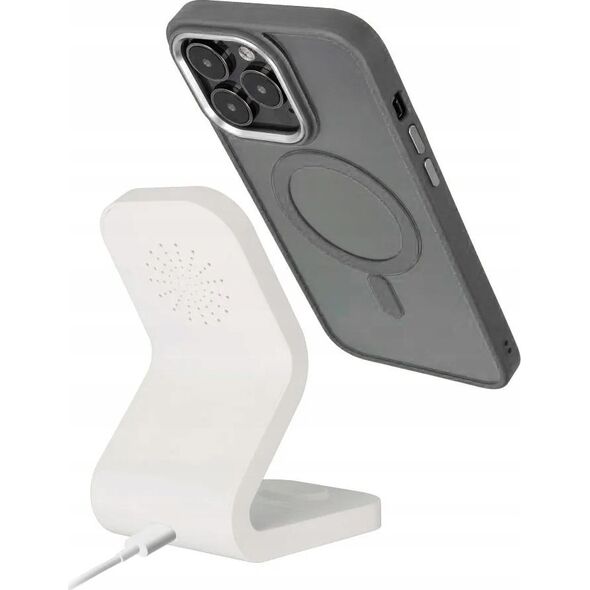OEM Futerał COLOR EDGE MAG COVER kompatybilny z MagSafe do IPHONE 15 Pro Max tytanowy szary