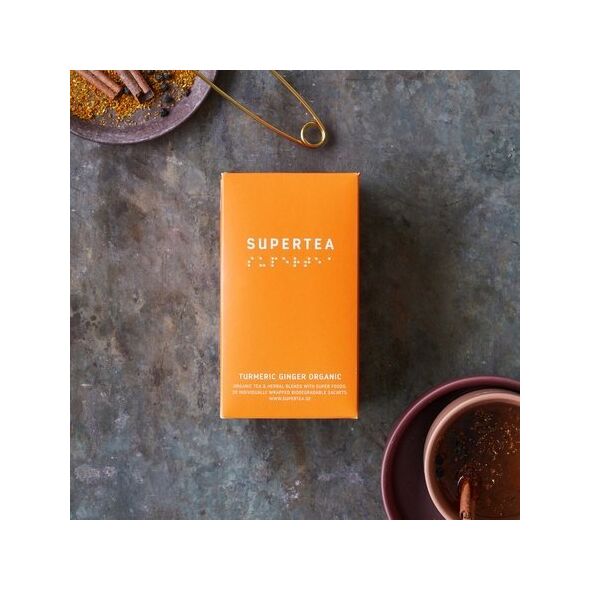 Teministeriet Teministeriet - Supertea Turmeric Ginger Organic - Herbata 20 Torebek