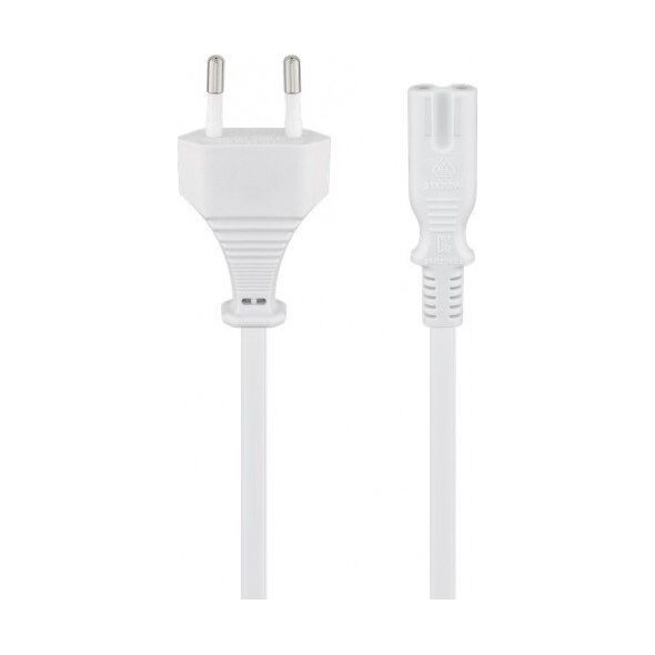 Goobay Kabel zasilający EURO (radiowy) CEE 7/16 - C7, 1,5m biały 51326