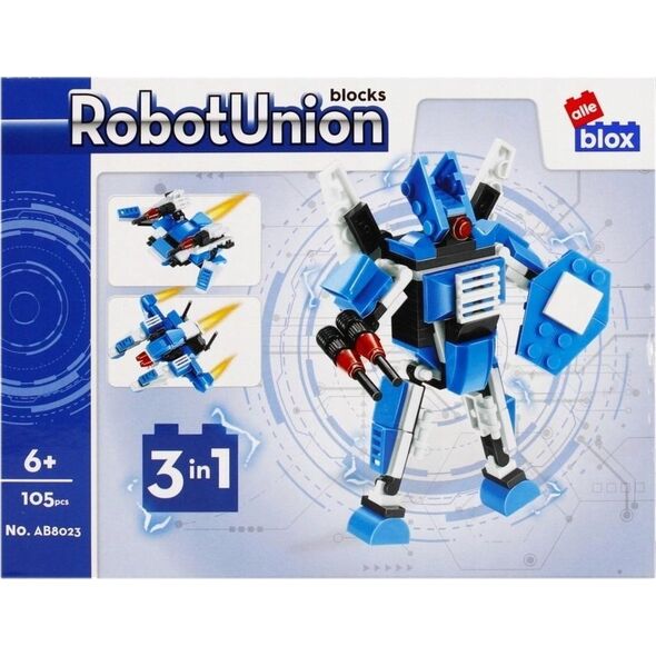 ALLEBLOX KLOCKI KONSTR ALLEBLOX ROBOT 105EL 19X14X5 PUD1